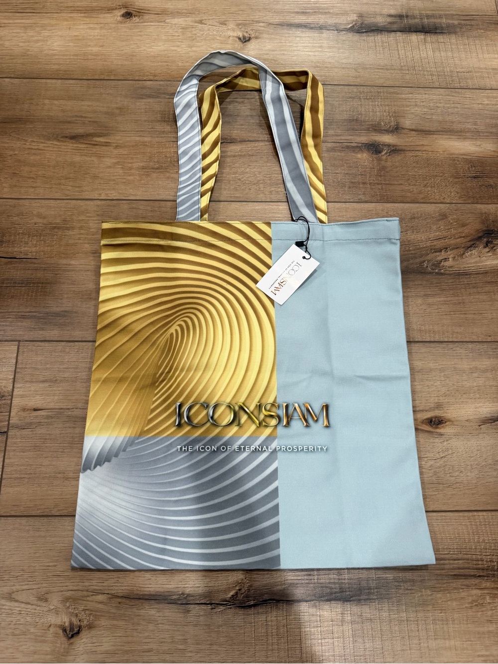 ICONSIAM Bangkok Thailand luxury mall canvas tote bag NWT